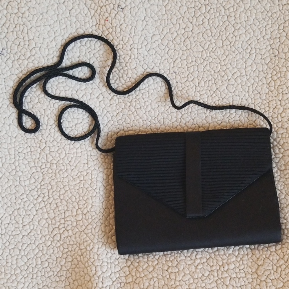 GUC Black Clutch Purse with shoulder strap